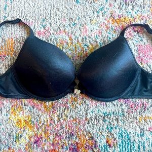 Victoria’s Secret Sexy Little Things Black Push Up Bra 34C NWOT